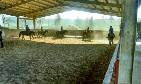 EWU Teilnehmer in der Reithalle